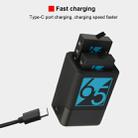 Dual Batteries Charger with USB-C / Type-C Cable for GoPro HERO6 /5 - 8
