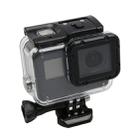 For GoPro HERO7 Black /6 /5  Skeleton Housing Protective Case + Hollow Back Cover with Buckle Basic Mount & Screw - 4