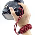 DIY Weave Style Anti-lost Colorful Wrist Strap Grip Emergency Survival Bracelet for DSLR / SLR Cameras, Random Color Delivery - 1