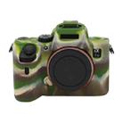 For Sony A7 III / ILCE-7M3 / A7R III Soft Silicone Protective Case(Camouflage) - 1