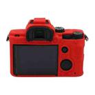 For Sony A7 III / ILCE-7M3 / A7R III Soft Silicone Protective Case(Red) - 2