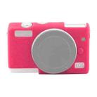 Soft Silicone Protective Case for Canon EOS M200 (Rose Red) - 1