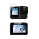 For GoPro HERO13 Black Lens and Front  Back Screen 9H Tempered Glass Film - 1