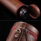 Extra Large Lens Case Zippered PU Leather Pouch Box for DSLR Camera Lens, Size: 24.5*10.5*10.5cm(Coffee) - 6