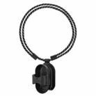 For Insta360 GO 3 Sunnylife Magnetic Neck Mount Chest Body Camera Necklace Lanyard POV Vlog Holder (Black) - 1