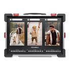 FEELWORLD PS101 Triple 10.1-inch Vertical Dispaly Carry-on Monitor High Brightness 1000nit Portable Protective Case (US Plug) - 1