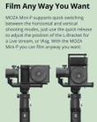 MOZA Mini-P 3 Axis Handheld Gimbal Stabilizer for Action Camera and Smart Phone(Black) - 3