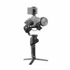 MOZA AirCross 2 Professional 3 Axis Handheld Gimbal Stabilizer with Phone Clamp + Quick Release Plate for DSLR Camera and Smart Phone, Load: 3.2kg(Black) - 1