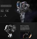 MOZA AirCross 2 Professional 3 Axis Handheld Gimbal Stabilizer with Phone Clamp + Quick Release Plate for DSLR Camera and Smart Phone, Load: 3.2kg(Black) - 5