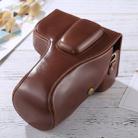Full Body Camera PU Leather Case Bag for Nikon D3200 / D3300 / D3400 (18-55mm / 18-105mm Lens)(Coffee) - 1