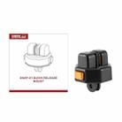 STARTRC VCR Snap-Mag Magnetic Quick Release Base Mount For GoPro (Black) - 4
