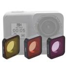 3 in 1 Snap-on Red / Yellow / Purple Color Lens Filter for GoPro HERO6 /5 - 1