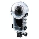 For Insta360 X3 Camera 50m Waterproof Sealed Diving Case (Transparent) - 1