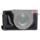 1/4 inch Thread PU Leather Camera Half Case Base for Leica DLUX TYP 109 (Black) - 1