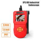 inskam127 IP67 HD Digital 2.4 inch Display Screen Handheld Endoscope Industrial Home Endoscopes,  Lens Size: 5.5mm, Hard Cable Length: 5m (Red) - 14