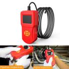 inskam127 IP67 HD Digital 2.4 inch Display Screen Handheld Endoscope Industrial Home Endoscopes,  Lens Size: 8mm, Hard Cable Length: 5m(Red) - 1