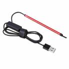 2 in 1 USB HD Visual Earwax Clean Tool Endoscope Borescope with LED Lights & Wifi, Cable length: 2m (Red) - 3