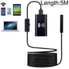 F99 HD Mobile Phone Endoscope, 8mm Waterproof Pipe Endoscope, Wifi Version, Flexible Cord, Length: 5m (Black) - 1