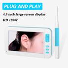 C01 4.3 Inch Screen Display HD1080P Visual Earspoon Endoscope with 6 LEDs, Diameter:3.9mm - 2