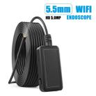 F220 5.5mm HD 5.0MP WIFI Endoscope Inspection Camera with 6 LEDs, Length: 2m - 2