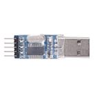 Genuine PL2303HX Chip 3.3V and 5V Dual Voltage Output USB to TTL Converter Module Board (Blue) - 1