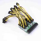 For HP 750W/1200W Server PSU Server Power Conversion 12-port 6-pin CHIPAL Power Module Branch Board with BTC Power Cord - 1