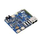 Waveshare Compute Module Dual Gigabit Ethernet Base Board for Raspberry Pi CM4 - 1