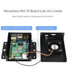 Waveshare Mini IO Board Lite Ver Mini-Computer Base Box with Metal Case & Cooling Fan for Raspberry Pi CM4(US Plug) - 3