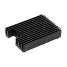 WAVESHARE Aluminum Heatsink for Raspberry Pi CM4, with Antenna Notch (Black) - 1