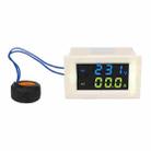 D85-2042A 110V 220V 380V 100A Digital AC Voltmeter Ammeter Current Amps Volt Meter LCD Panel Monitor (White) - 1