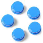 5 PCS LDTR-YJ030 Electrical Power Control 4-Pin Push Button Switches(Blue) - 3