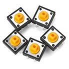 5 PCS LDTR-YJ030 Electrical Power Control 4-Pin Push Button Switches(White) - 2