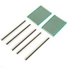 7 in 1 70 x 50mm Double Sided Printed Circuit Board with 40 Pin Header Kit for DIY Project - 1