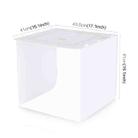 DIYLooks 40cm Folding Portable 97 CRI Photo Lighting Studio Shooting Tent Box Kit with 4 Colors Black, Orange, White, Green Backdrops (EU Plug) - 3
