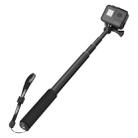 Universal Aluminum Alloy Selfie Stick with Adapter, Length: 31cm-103cm(Black) - 1