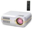 DH-A10B 5.8 inch LCD Screen 4200 Lumens 1280 x 800P HD Smart Projector with Remote Control, Support HDMIx2, USBx2, VGA, AV IN/RCA, RJ45(White) - 1