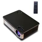 Z720 5.8 inch Single LCD Display Panel 1280x768P Smart Projector with Remote Control, Support AV / VGA / HDMI / USBX2 / SD Card /Audio (Black) - 1