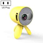 YG220 Basic Version Children Projector Mini LED Portable Home Speaker Projector, US Plug(Yellow) - 1