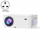 TB612 2200ANSI Lumens 800x400 Resolution 1080P LED+LCD Technology Smart Projector, Support AV / HDMI / SD Card / USB / VGA / TV, UK Plug - 1