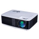 VS768 Android 4000ANSI Lumens 1980x1080 Resolution LED+LCD Technology Smart Projector, Support AV / HDMI / USB / VGA (White + Black) - 1