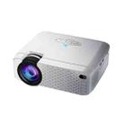 D40 1600 Lumens Portable Home Theater LED HD Digital Projector, Mirroring Version(Silver) - 1