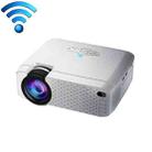 D40S 1600 Lumens Portable Home Theater LED HD Digital Projector (Silver) - 1