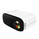 YG200 Portable LED Pocket Mini Projector AV SD HDMI Video Movie Game Home Theater Video Projector(Black and White) - 1