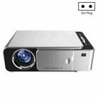 T6 2000ANSI Lumens 1080P LCD Mini Theater Projector, Phone Version, EU Plug(Silver) - 1