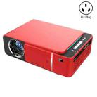 T6 2000ANSI Lumens 1080P LCD Mini Theater Projector, Phone Version, AU Plug(Red) - 1