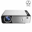 T6 2000ANSI Lumens 1080P LCD Mini Theater Projector, Phone Version, UK Plug(Silver) - 1