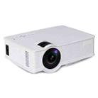 LY-40 1800 Lumens 1280 x 800 Home Theater LED Projector with Remote Control, EU Plug (White) - 1