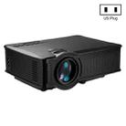 LY-40 1800 Lumens 1280 x 800 Home Theater LED Projector with Remote Control, US Plug(Black) - 1