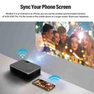 AUN A30C Pro 480P 3000 Lumens Sync Screen with Battery Version Portable Home Theater LED HD Digital Projector (EU Plug) - 8