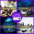 YG320 320*240 Mini LED Projector Home Theater, Support HDMI & AV & SD & USB(Silver) - 13